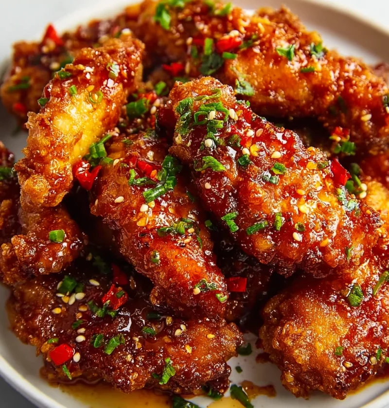 Crispy Hot Honey Chicken Bites