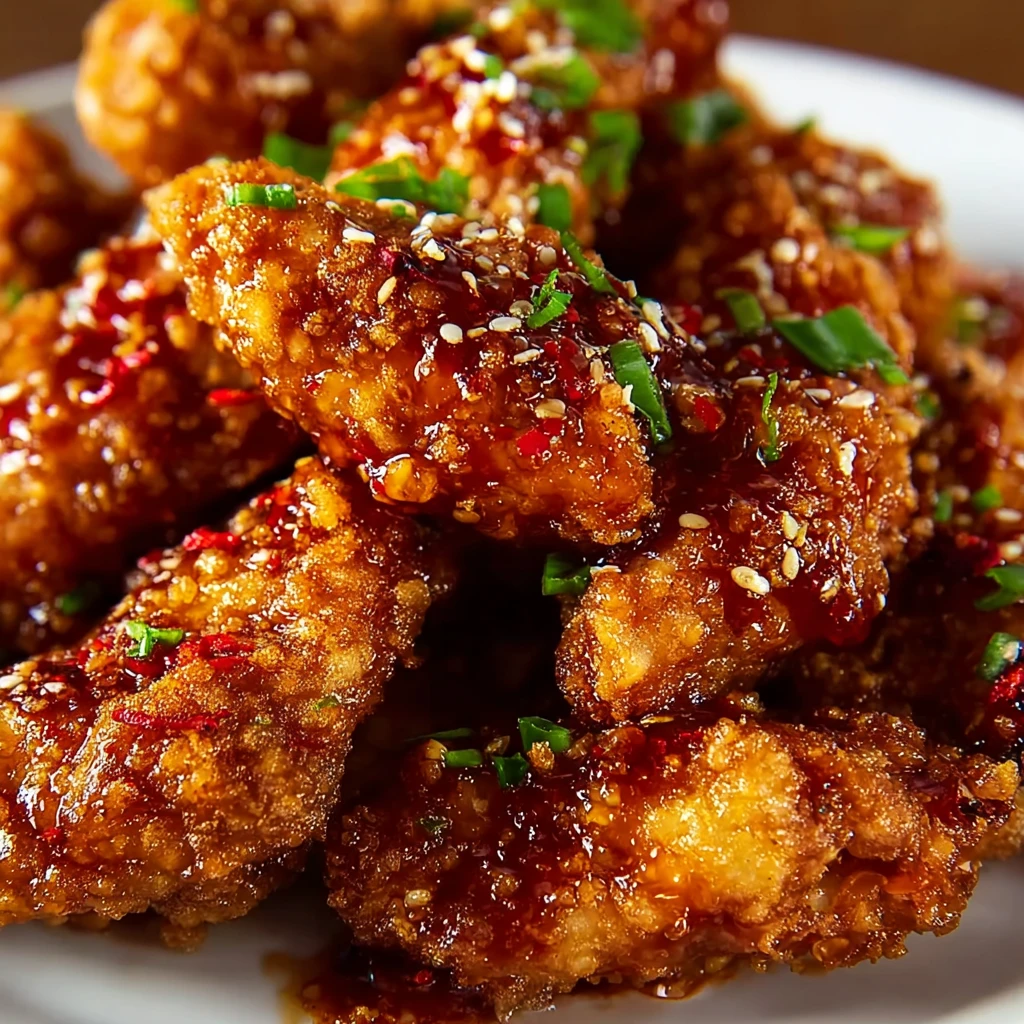 Crispy Hot Honey Chicken Bites