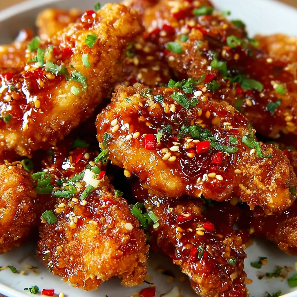 Crispy Hot Honey Chicken Bites