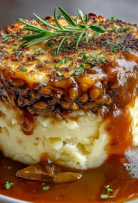 French Onion Shepherds Pie