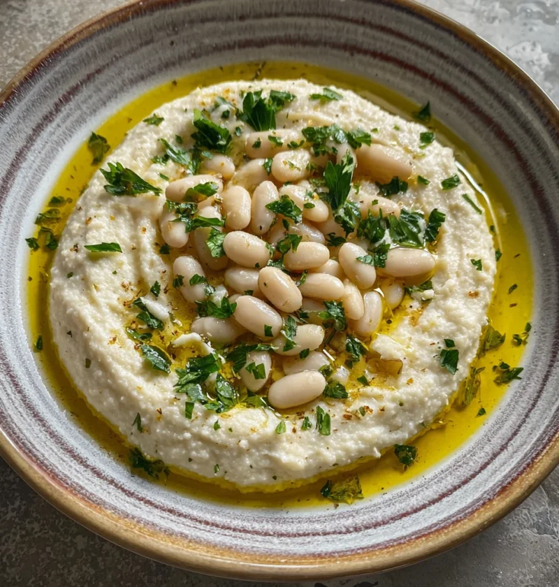 Garlic White Bean Mash