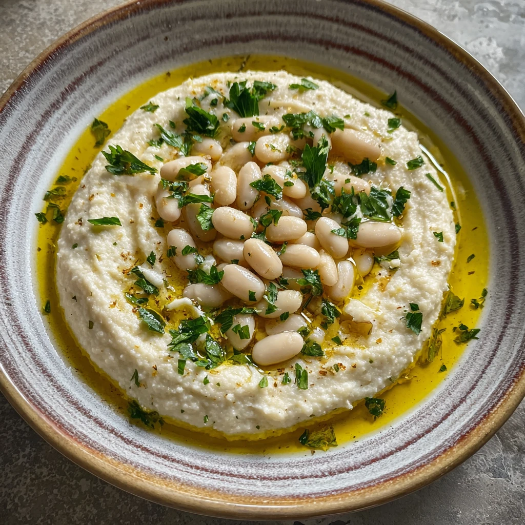 Garlic White Bean Mash