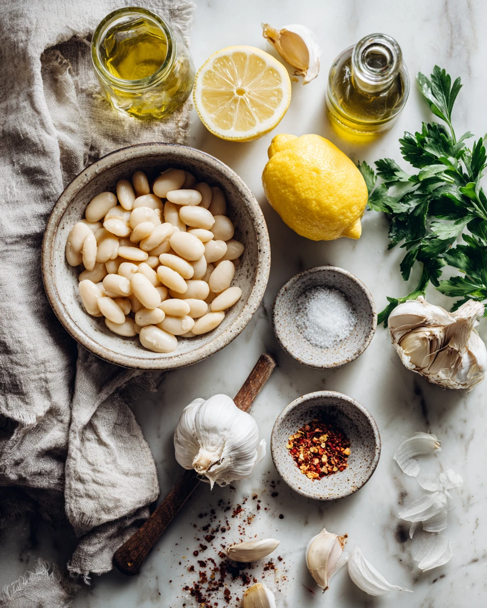 Garlic White Bean Mash