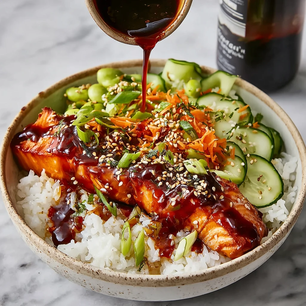Make Flavorful Salmon Rice Bowl Stepbystep