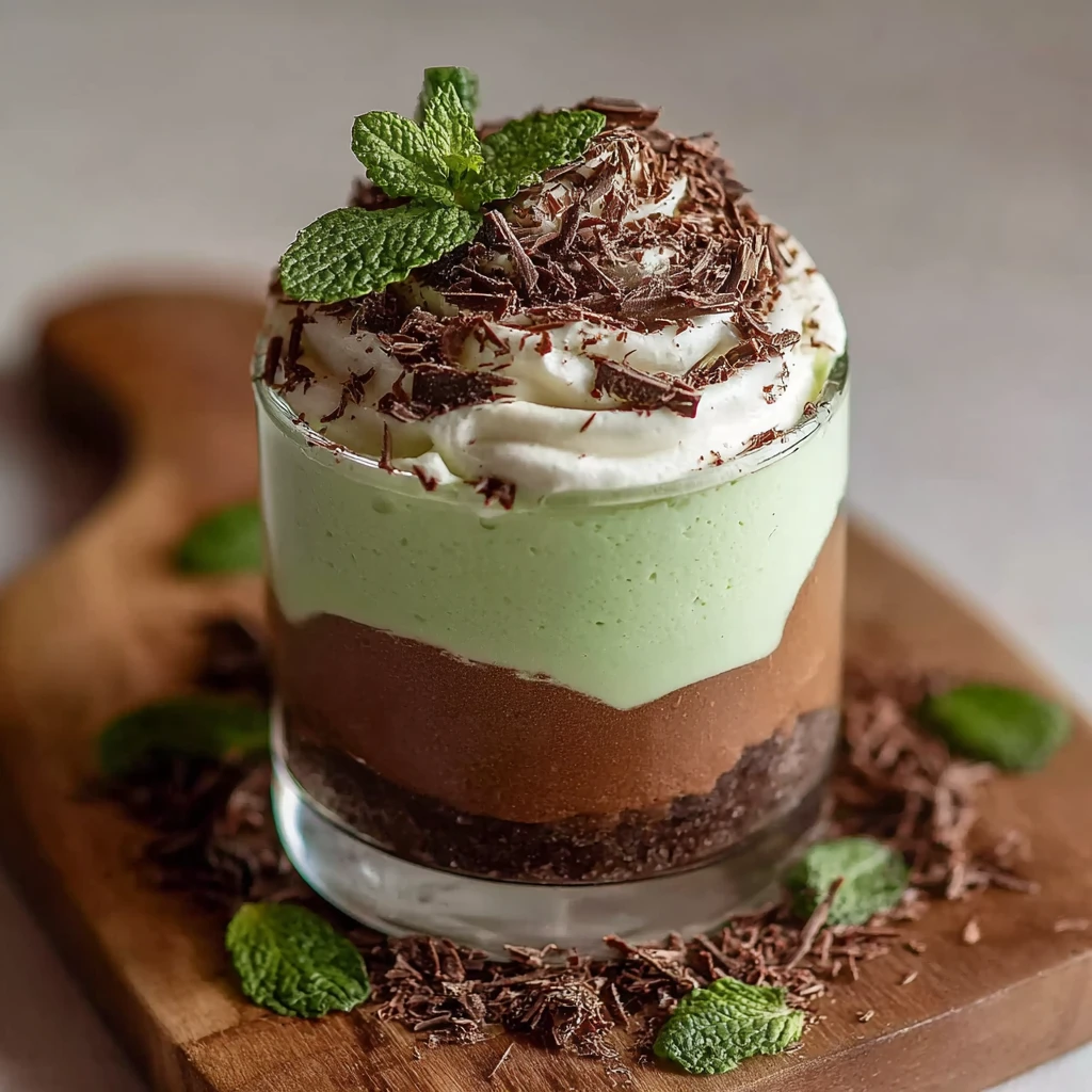 Make Healthy Shamrock Shake Pudding Cups