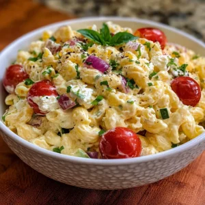 Mediterranean Cottage Cheese Pasta Salad