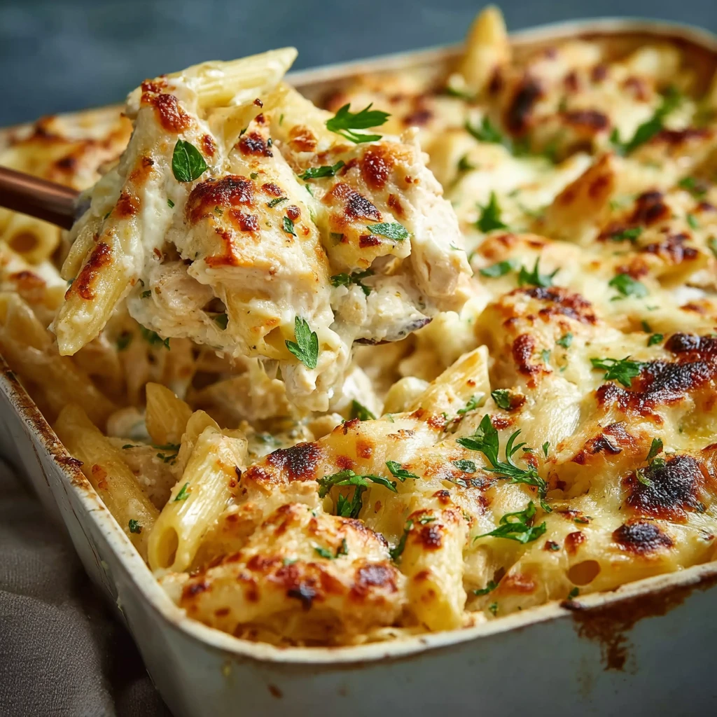 Simple Baked Chicken Alfredo Recipe