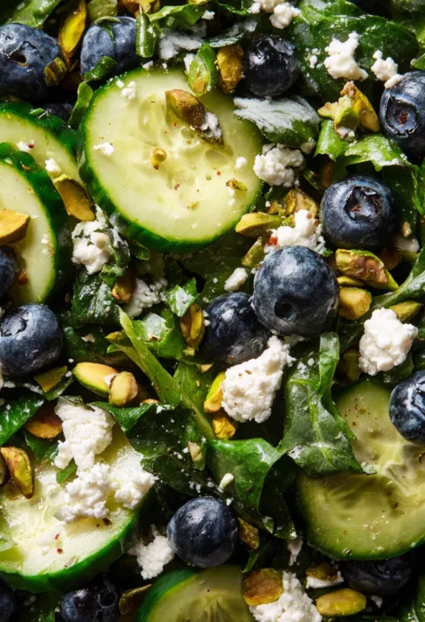Blueberry Pistachio Spring Salad