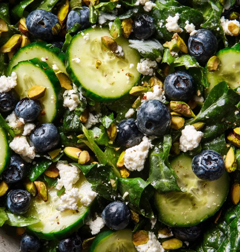 Blueberry Pistachio Spring Salad