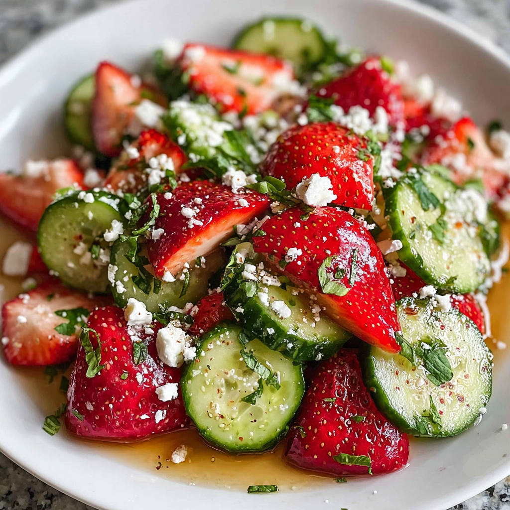 Cucumber Strawberry Salad Recipe – Fresh & Easy
