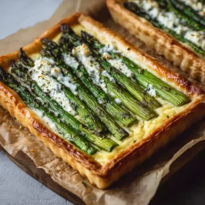 Asparagus and Goat Cheese Tart
