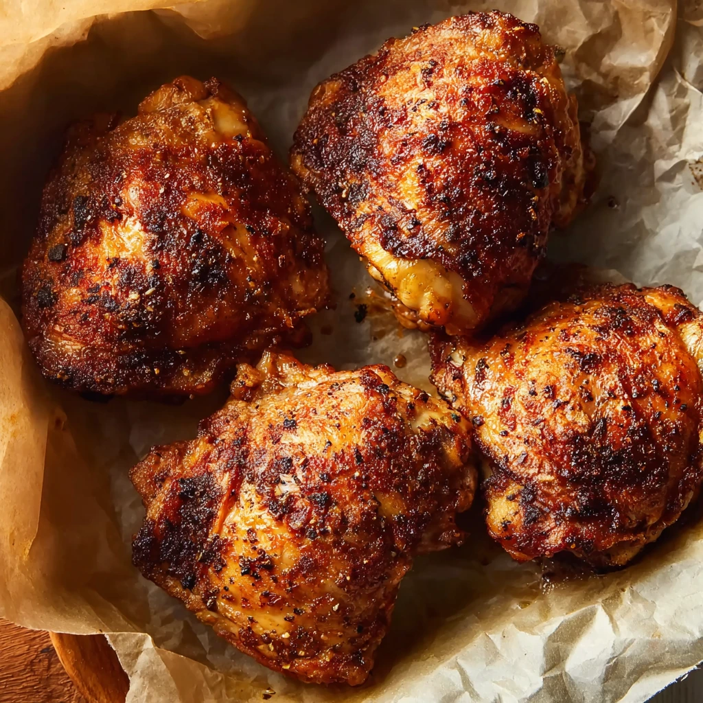 Crispy Air Fryer Chicken Thighs Recipe