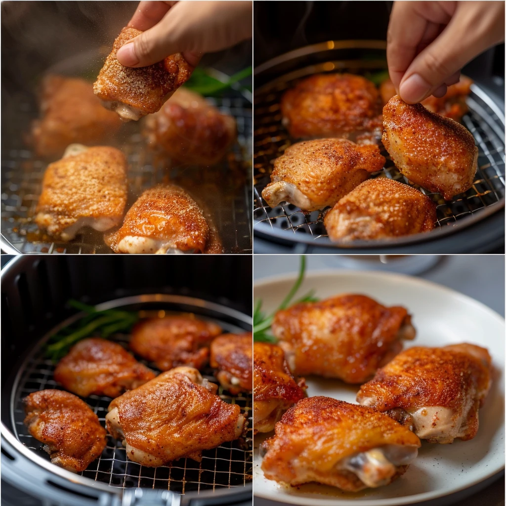 Crispy Air Fryer Chicken Thighs Recipe
