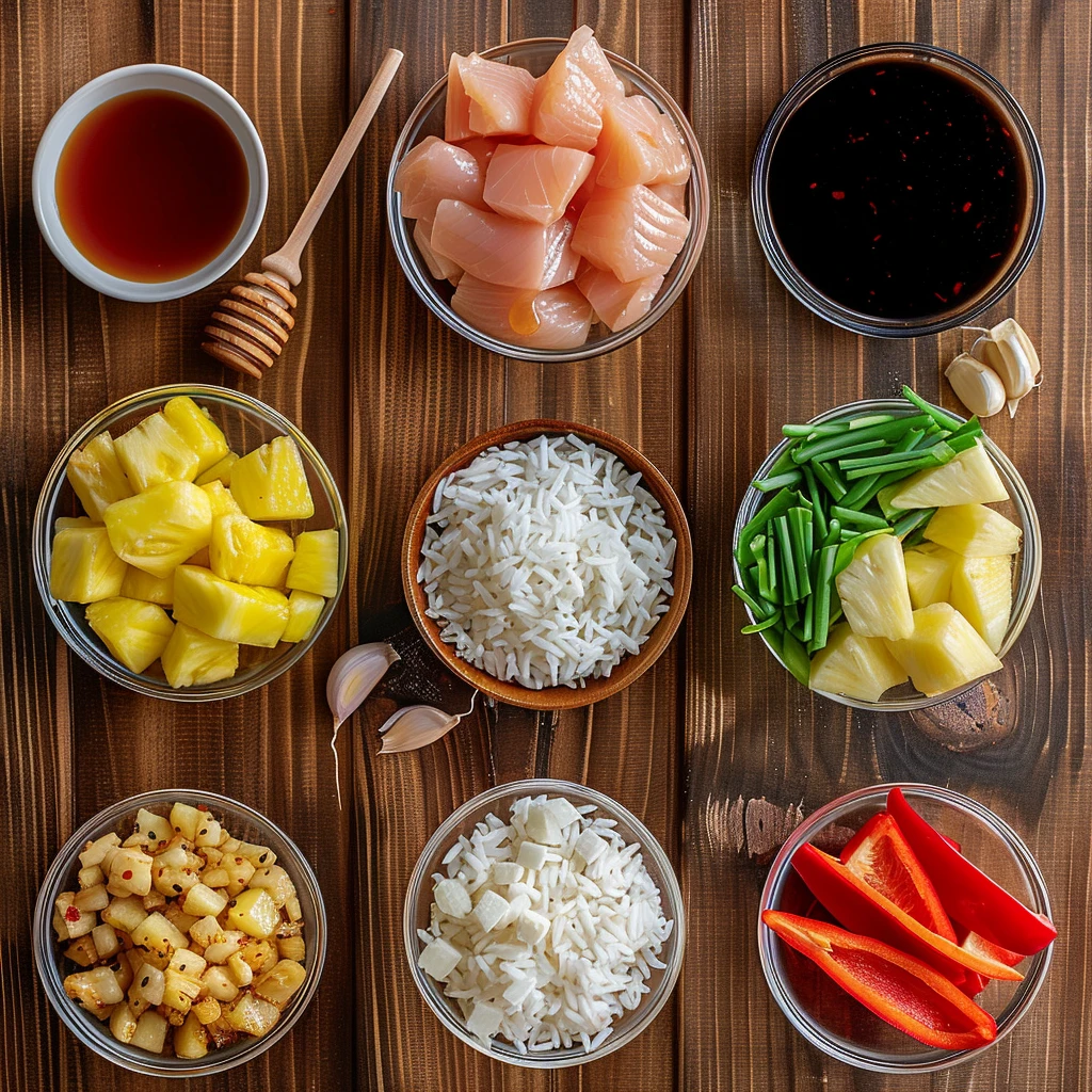 Hawaiian Chicken Bowls Sweet Savory