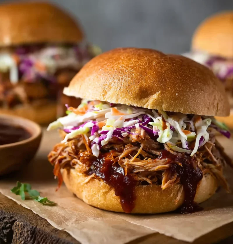 Slow Cooker Bbq Pulled Pork Sandwiches Recipe Image