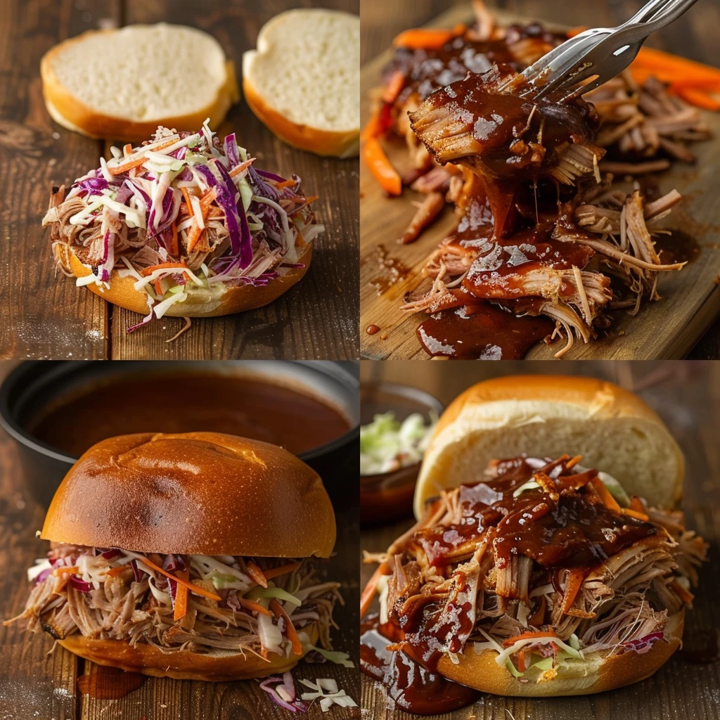 Slow Cooker Bbq Pulled Pork Sandwiches