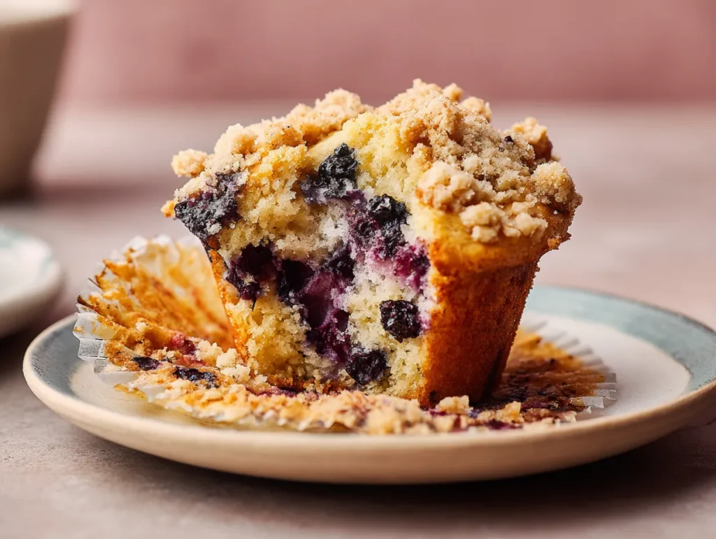 Blueberry Muffin Recipe (Easy & Moist)