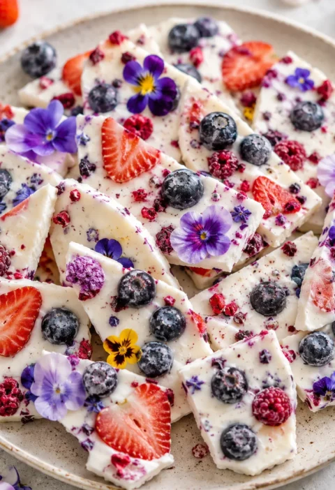 High-Protein Fairy Yogurt Bark