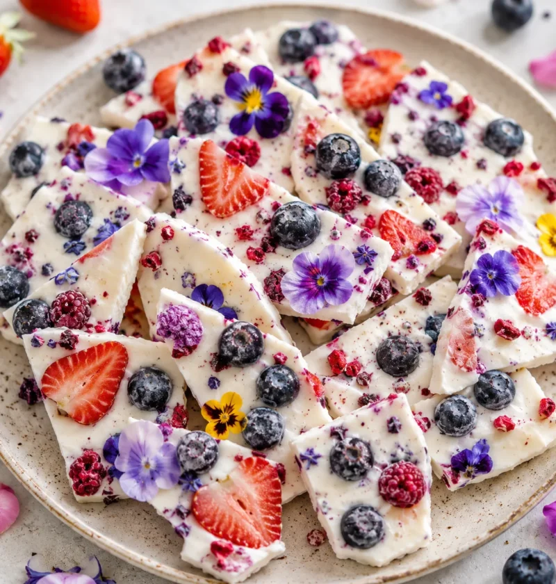 High-Protein Fairy Yogurt Bark
