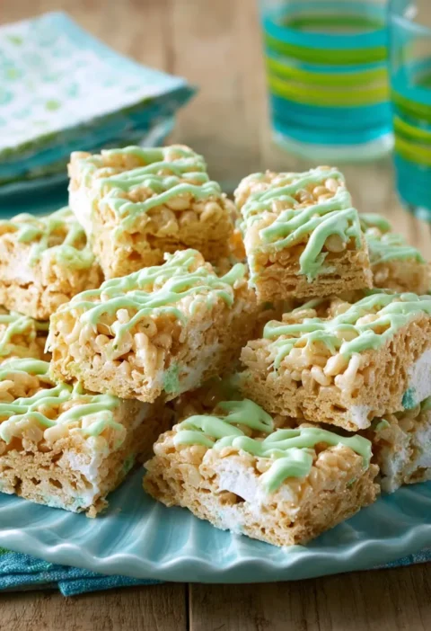 Key Lime Pie Cereal Treats