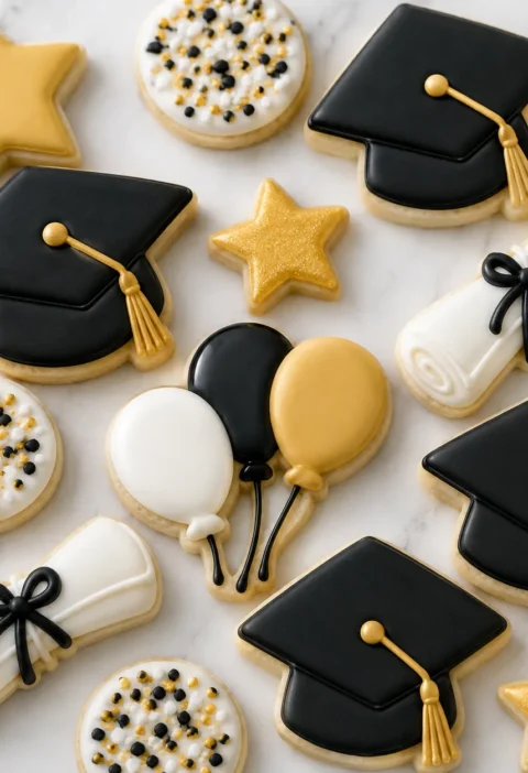 No-Chill Grad Cookies for Last-Minute Parties