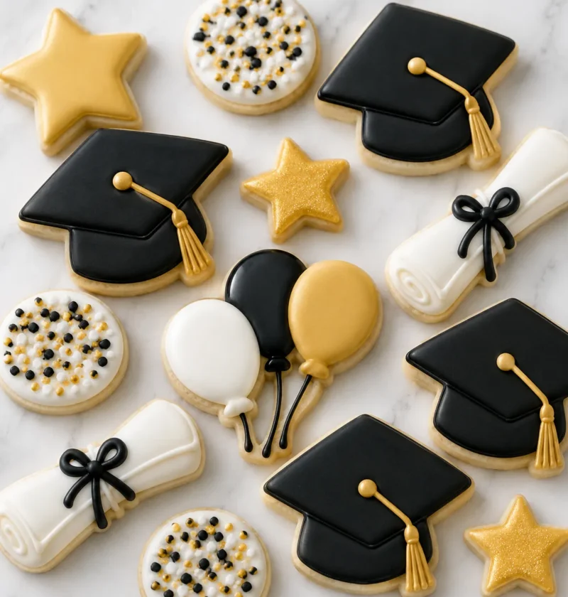 No-Chill Grad Cookies for Last-Minute Parties