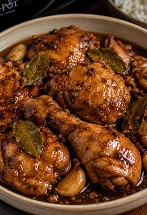 Slow Cooker Adobo Chicken