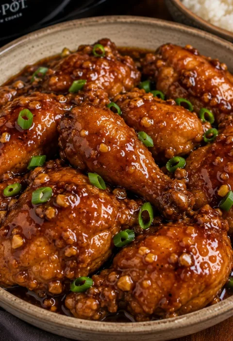 Slow Cooker Honey Garlic Chicken