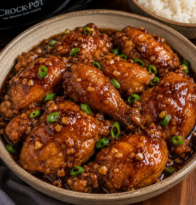 Slow Cooker Honey Garlic Chicken