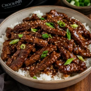 Slow Cooker Mongolian Beef