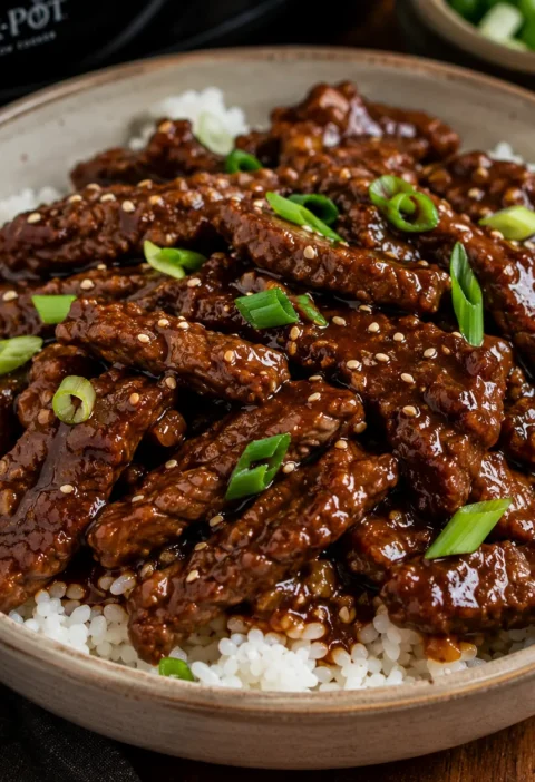 Slow Cooker Mongolian Beef