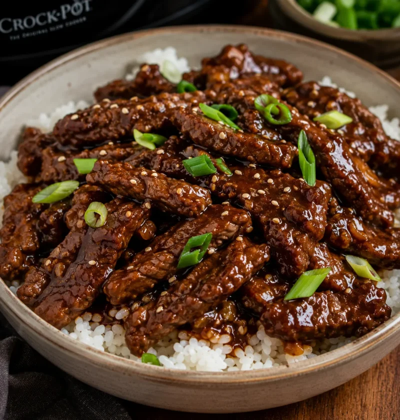 Slow Cooker Mongolian Beef