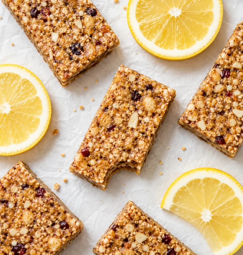 No-Bake Coconut Lemon Bars