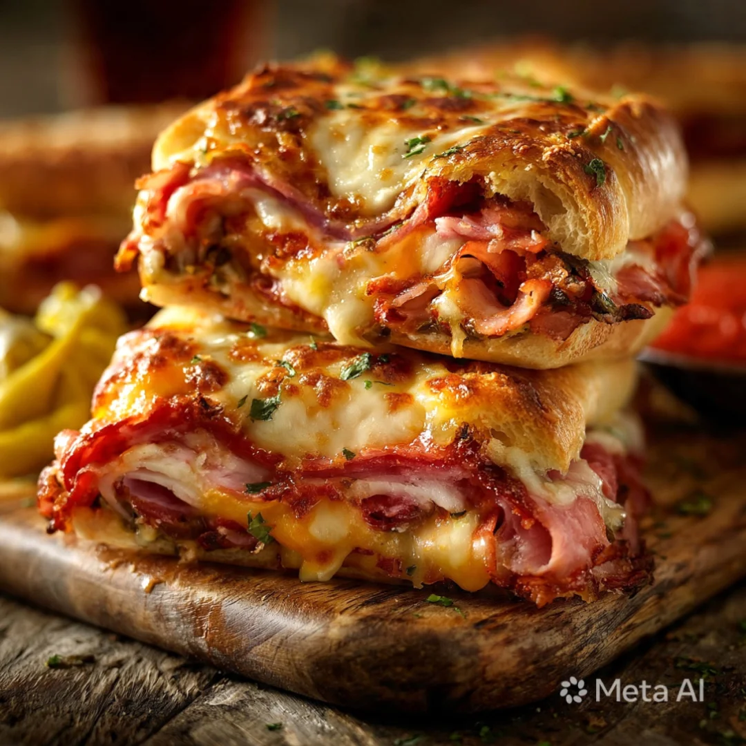 Baked Italian Sub Sandwiches