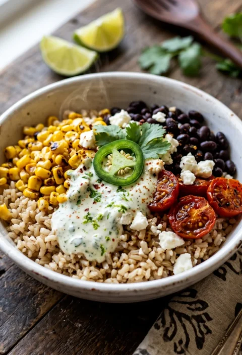 Black Bean and Rice Bowl
