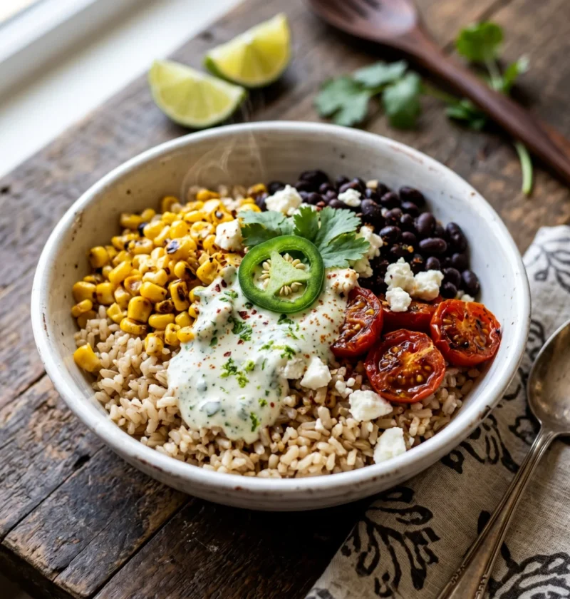 Black Bean and Rice Bowl