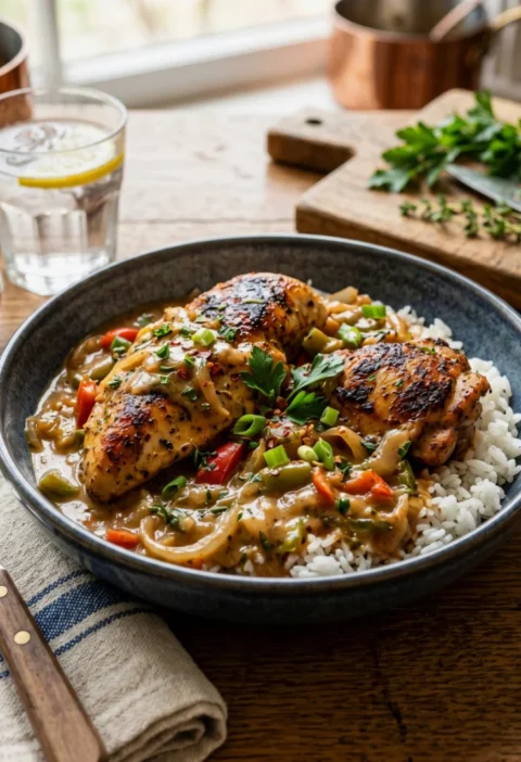 Cajun Chicken and Gravy