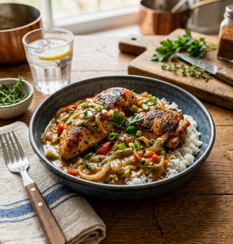 Cajun Chicken and Gravy