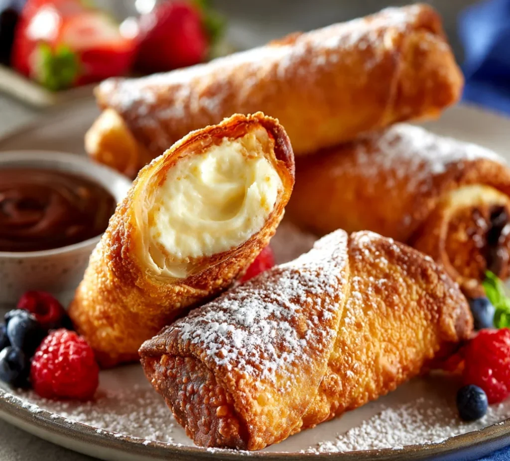 Cheesecake Egg Rolls: A Delightful Dessert Recipe! - Cheesecake Egg Rolls: A Delightful Dessert Recipe!