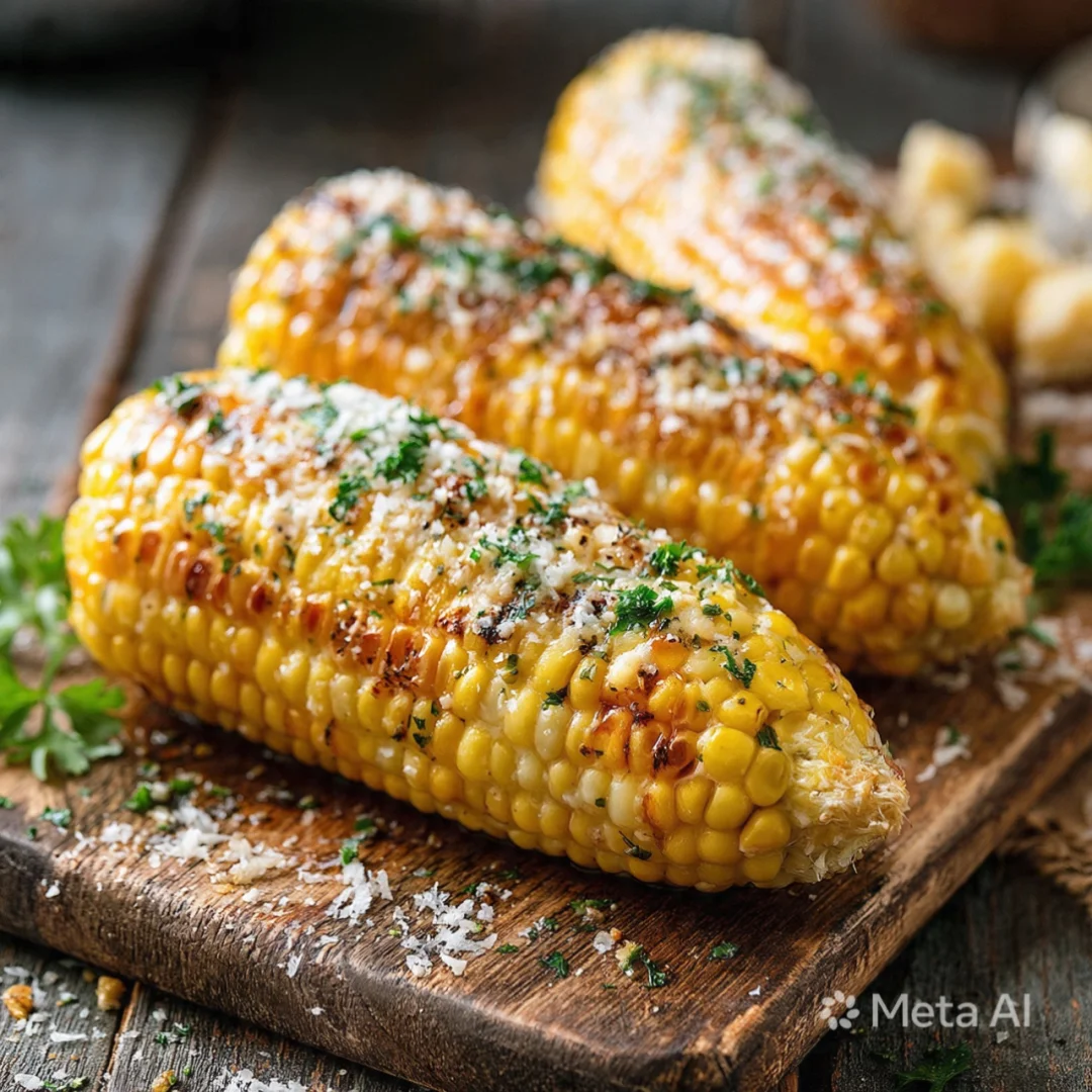 Garlic Parmesan Corn On The Cob