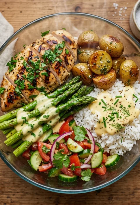 Grilled Herb Chicken Bowl