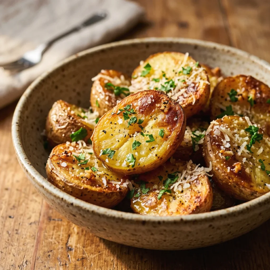 Lemon Potatoes with Garlic & Oregano