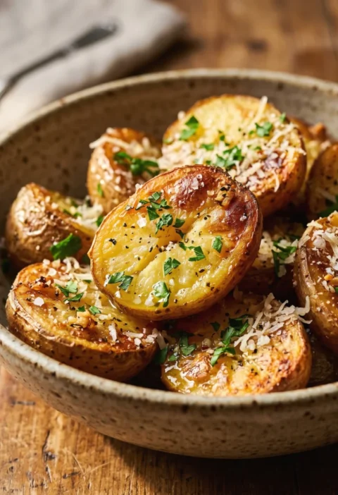 Lemon Potatoes with Garlic & Oregano