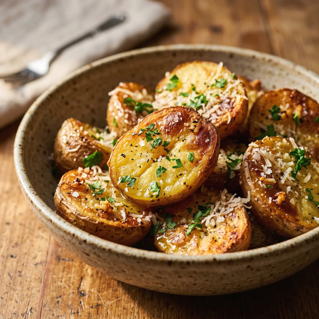 Lemon Potatoes with Garlic & Oregano