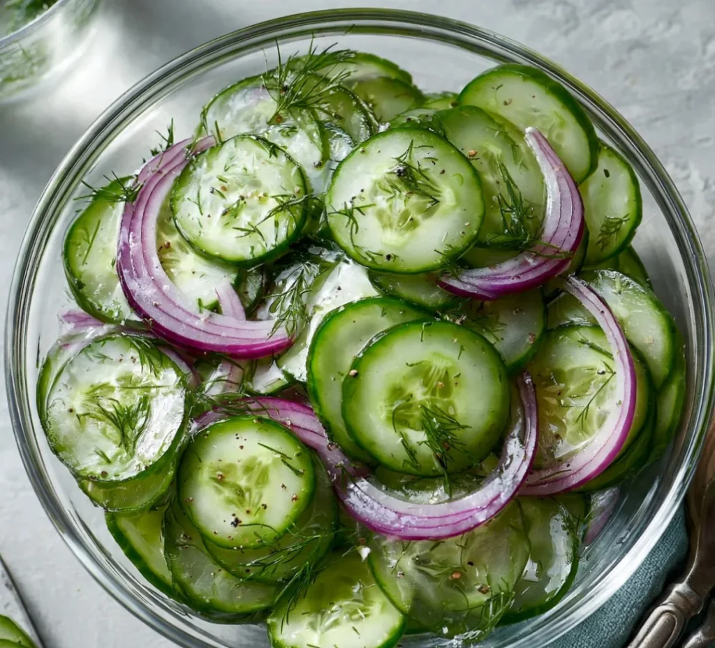 Mouthwatering Gluten Free Cucumber Salad - Mouthwatering Gluten Free Cucumber Salad
