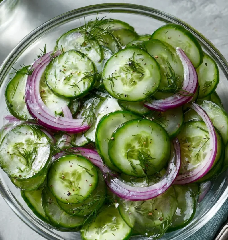 Mouthwatering Gluten Free Cucumber Salad