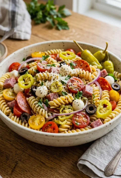 Pepperoncini Pasta Salad