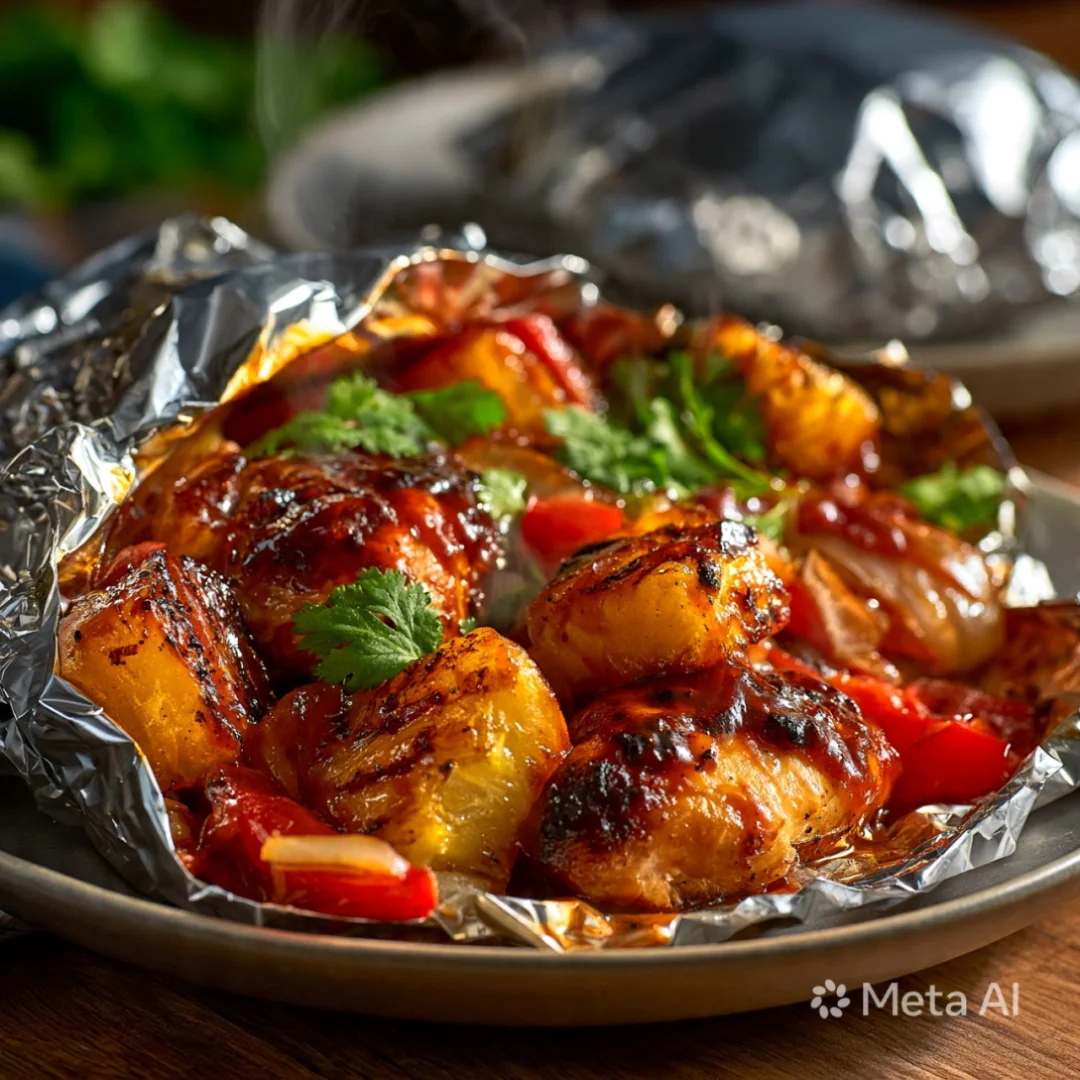 Pineapple BBQ Baked Chicken