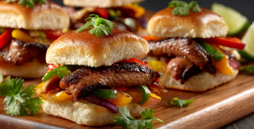 Steak Fajita Sliders