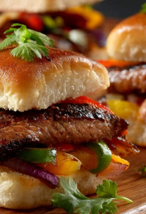 steak fajita sliders